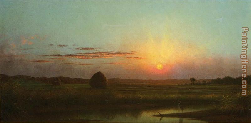 Sunset over the Marsh